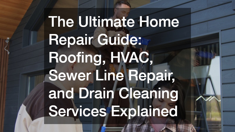 The Ultimate Home Repair Guide  Roofing, HVAC, Sewer Line Repair, and Drain Cleaning Services Explained